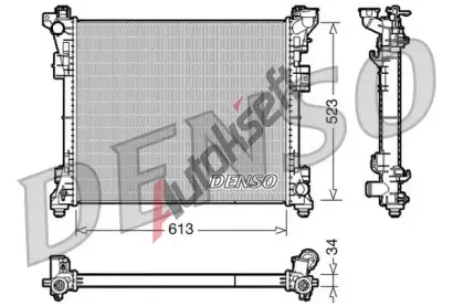 DENSO Chladi vody DEN DRM06006, DRM06006