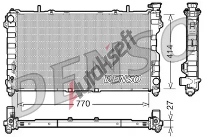 DENSO Chladi vody DEN DRM06011, DRM06011