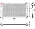 Chladi vody DENSO ‐ DEN DRM06039