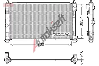 DENSO Chladi vody DEN DRM06039, DRM06039