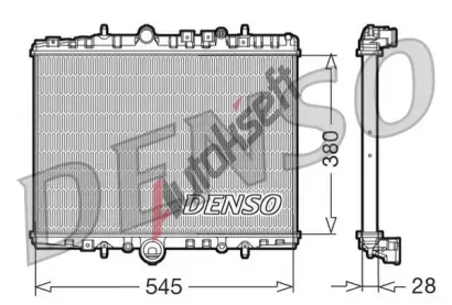 DENSO Chladi vody DEN DRM07056, DRM07056