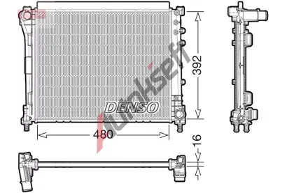 DENSO Chladi vody DEN DRM09006, DRM09006