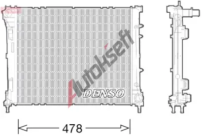 DENSO Chladi vody DEN DRM09043, DRM09043