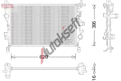 DENSO Chladi vody DEN DRM09044, DRM09044