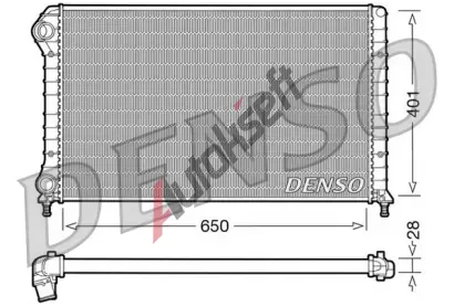 DENSO Chladi vody DEN DRM09061, DRM09061