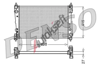 DENSO Chladi vody DEN DRM09111, DRM09111