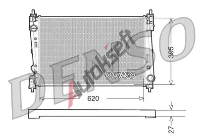DENSO Chladi vody DEN DRM09112, DRM09112