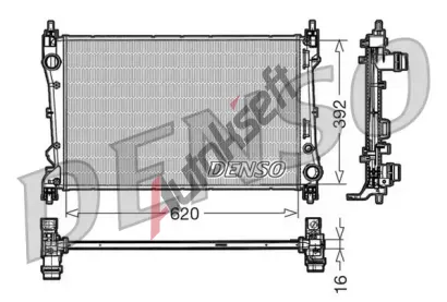 DENSO Chladi vody DEN DRM09113, DRM09113