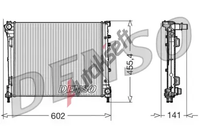 DENSO Chladi vody DEN DRM09160, DRM09160