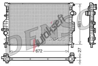 DENSO Chladi vody DEN DRM10069, DRM10069