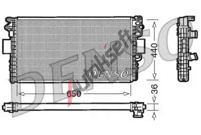 DENSO Chladi vody DEN DRM12004, DRM12004
