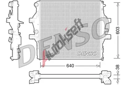 DENSO Chladi vody DEN DRM12009, DRM12009