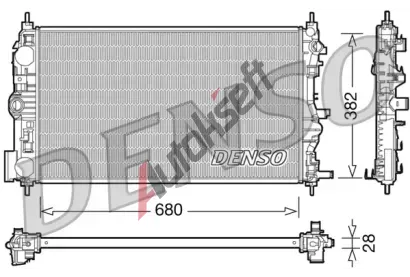 DENSO Chladi vody DEN DRM15005, DRM15005