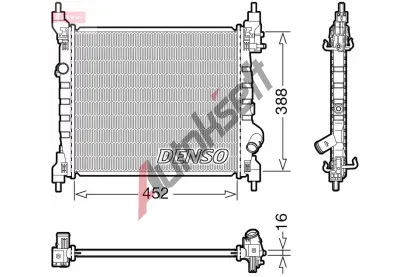 DENSO Chladi vody DEN DRM15014, DRM15014