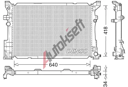 DENSO Chladi vody DEN DRM17054, DRM17054