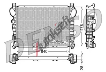 DENSO Chladi vody DEN DRM17093, DRM17093