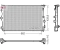 Chladi� vody&nbsp;DENSO&nbsp;&dash;&nbsp;DEN DRM17098