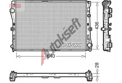 DENSO Chladi vody DEN DRM17103, DRM17103