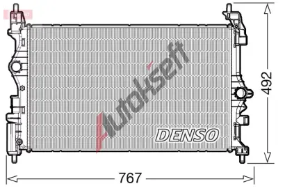 DENSO Chladi vody DEN DRM20019, DRM20019