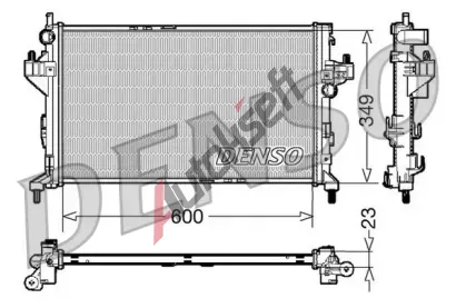 DENSO Chladi vody DEN DRM20045, DRM20045