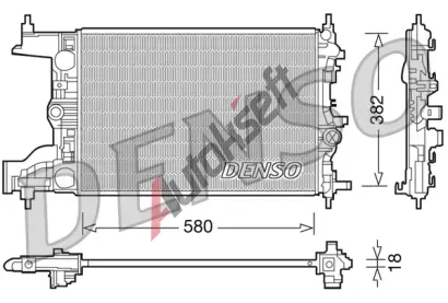 DENSO Chladi vody DEN DRM20094, DRM20094