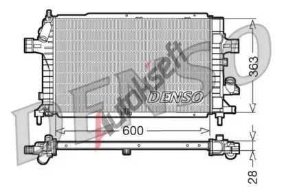 DENSO Chladi vody DEN DRM20102, DRM20102