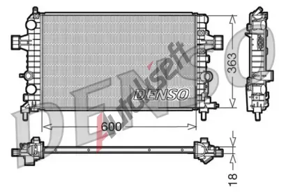 DENSO Chladi vody DEN DRM20103, DRM20103