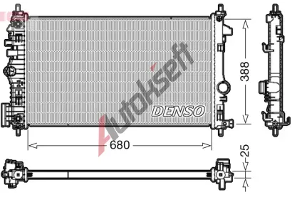 DENSO Chladi vody DEN DRM20108, DRM20108