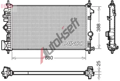DENSO Chladi vody DEN DRM20109, DRM20109