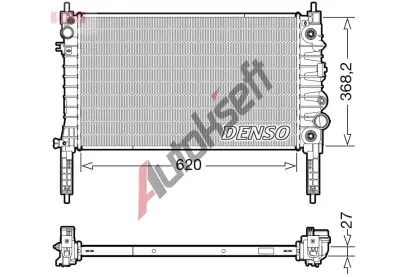 DENSO Chladi vody DEN DRM20119, DRM20119