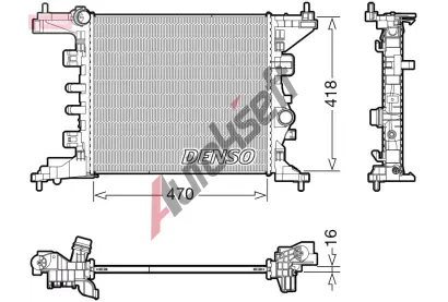 DENSO Chladi vody DEN DRM20121, DRM20121