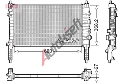 DENSO Chladi vody DEN DRM20122, DRM20122