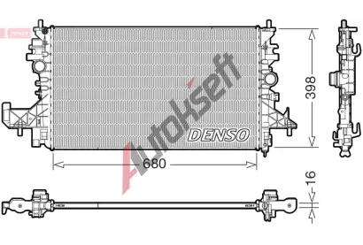 DENSO Chladi vody DEN DRM20128, DRM20128