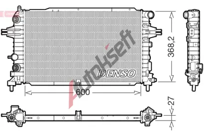 DENSO Chladi vody DEN DRM20129, DRM20129