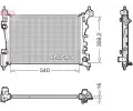 Chladi vody DENSO ‐ DEN DRM20130