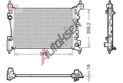 DENSO Chladi vody DEN DRM20130, DRM20130