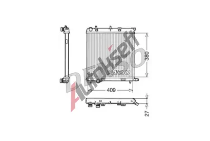 DENSO Chladi vody DEN DRM21026, DRM21026