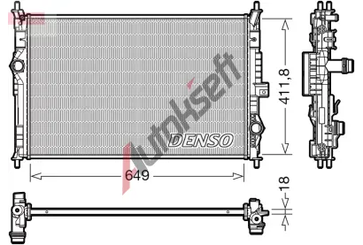 DENSO Chladi vody DEN DRM21103, DRM21103