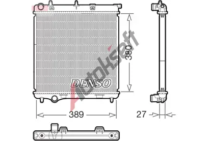 DENSO Chladi vody DEN DRM21108, DRM21108