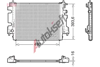 DENSO Chladi vody DEN DRM23113, DRM23113