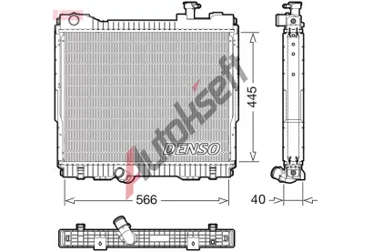 DENSO Chladi vody DEN DRM23119, DRM23119