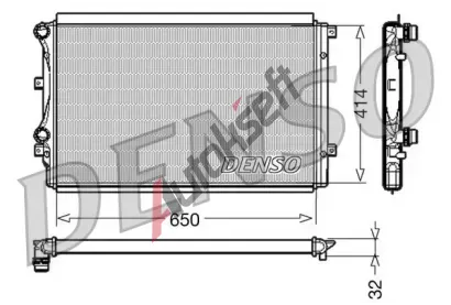 DENSO Chladi vody DEN DRM32015, DRM32015