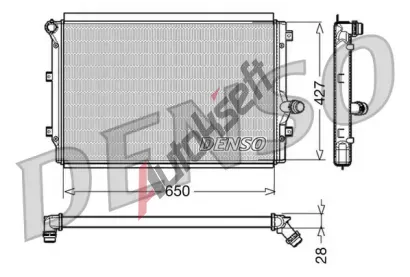 DENSO Chladi vody DEN DRM32017, DRM32017