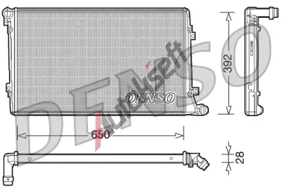 DENSO Chladi vody DEN DRM32019, DRM32019