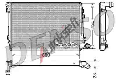 DENSO Chladi vody DEN DRM32037, DRM32037