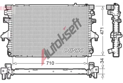 DENSO Chladi vody DEN DRM32040, DRM32040