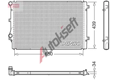 DENSO Chladi vody DEN DRM32041, DRM32041