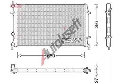 DENSO Chladi vody DEN DRM32043, DRM32043