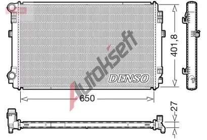 DENSO Chladi vody DEN DRM32048, DRM32048