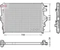 Chladi vody DENSO ‐ DEN DRM32050